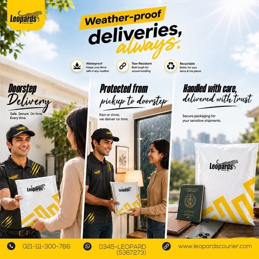 Flyer Man Service by Leopards Courier Services: Reach Every Doorstep with Confidence