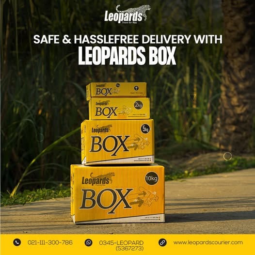 Leopards Box Champion – The Smart Choice for Safe, Secure & Premium Parcel Packaging